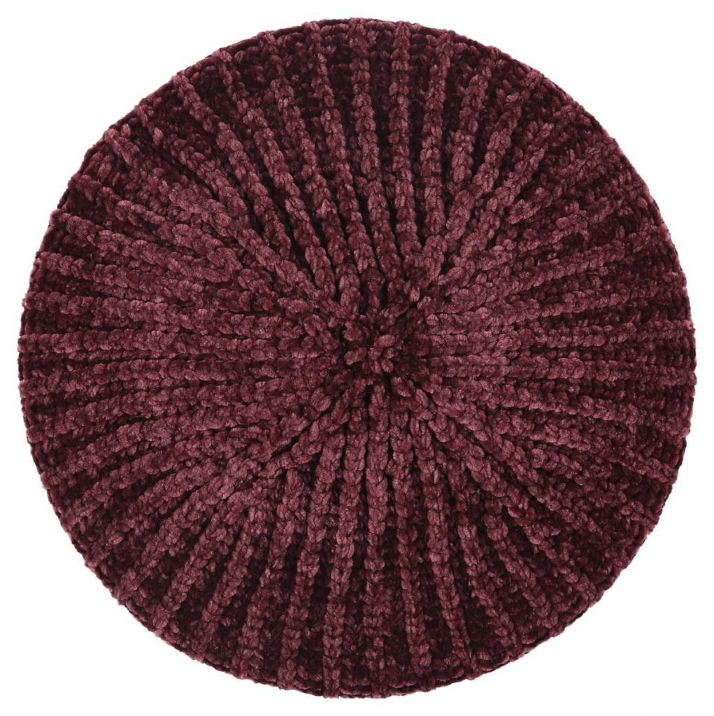 snood ribbed velvet solid