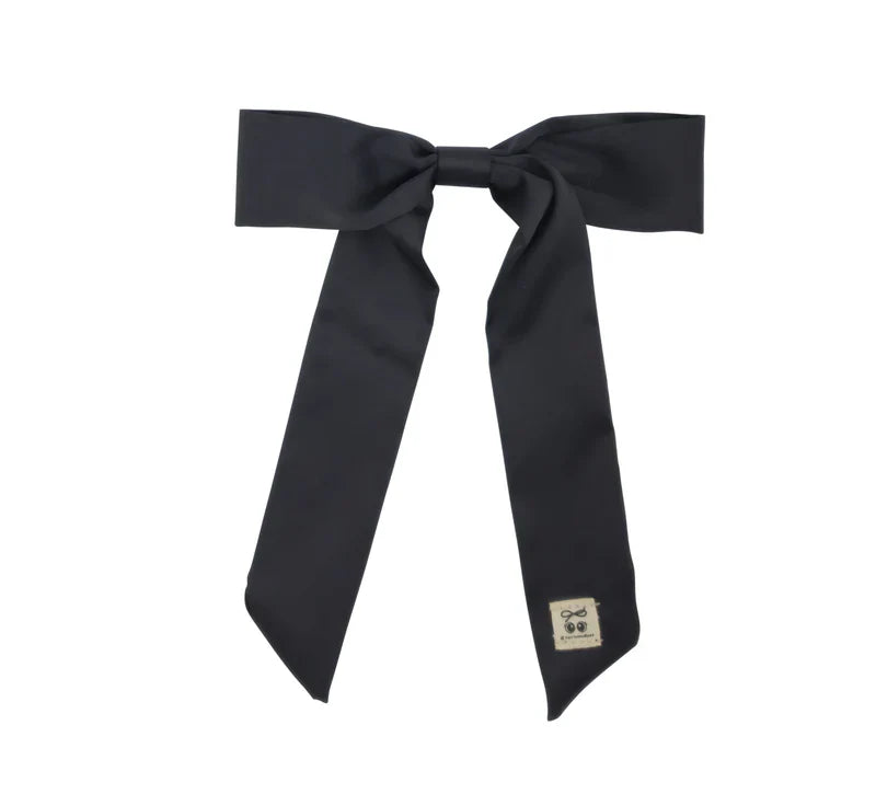 clip satin bow