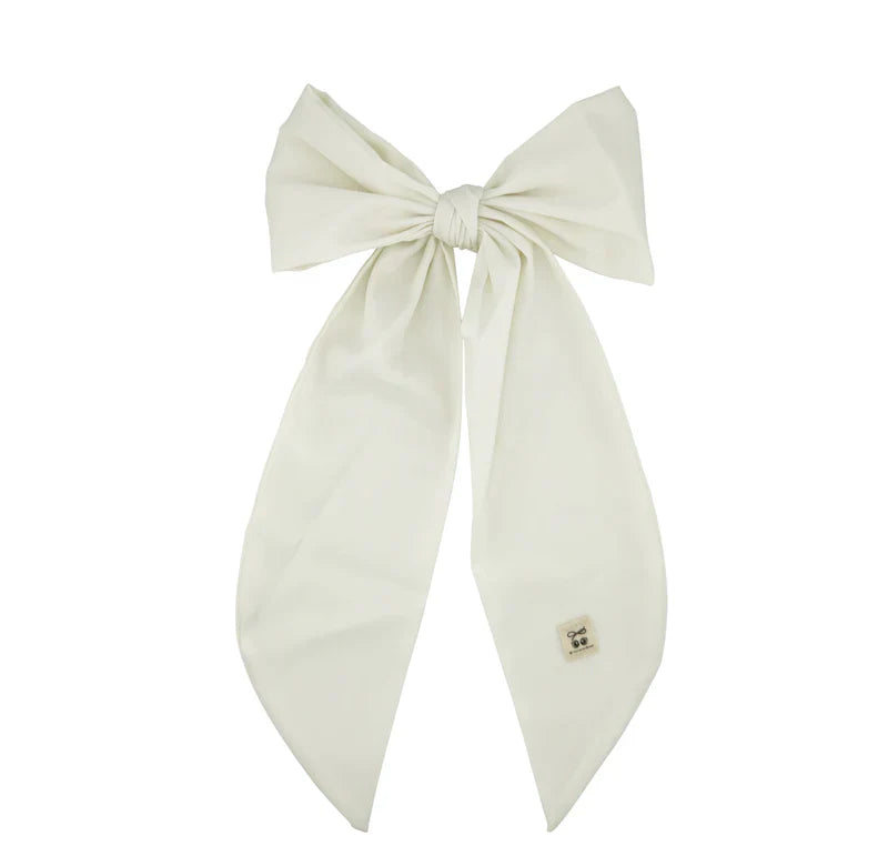 clip satin bow