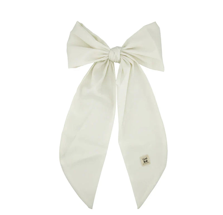 clip satin bow