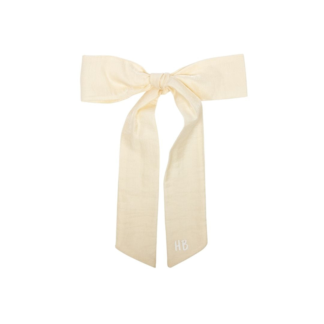 clip satin sparkle bow