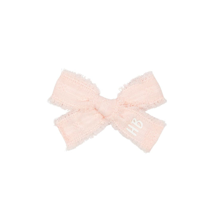 clip thin eyelet bow