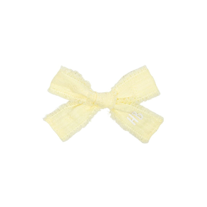clip thin eyelet bow
