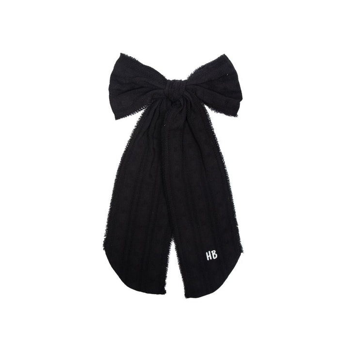 clip thin eyelet bow