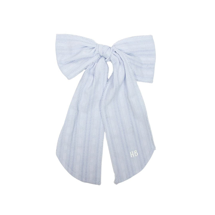 clip thin eyelet bow