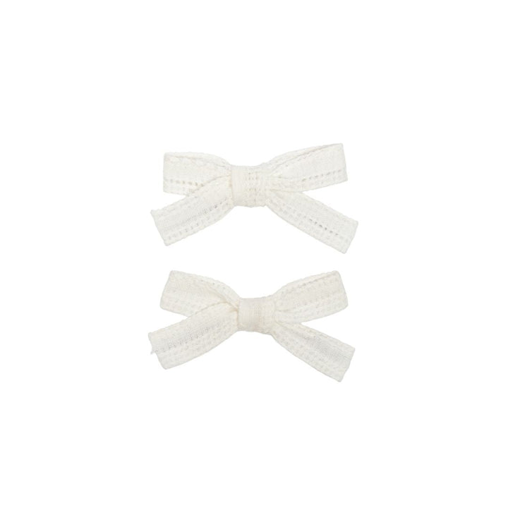 clip thin eyelet bow set