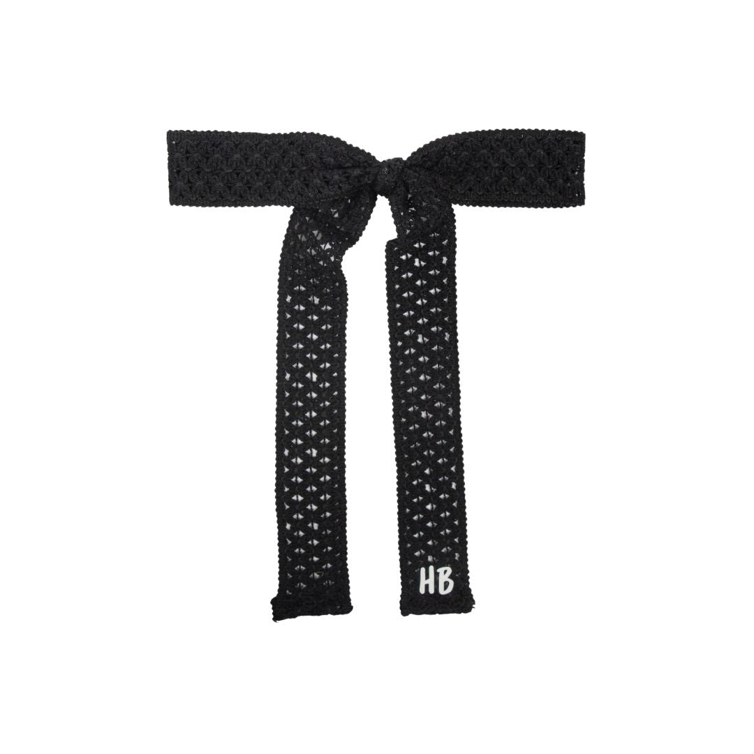 clip crochet ribbon bow