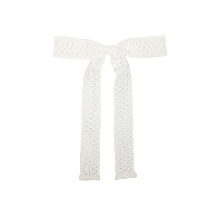 clip crochet ribbon bow