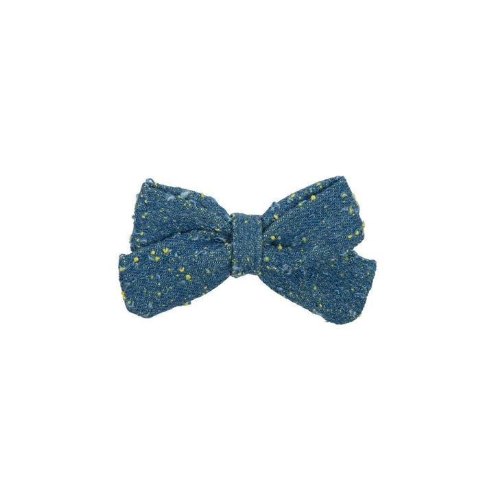 clip snap fray denim set