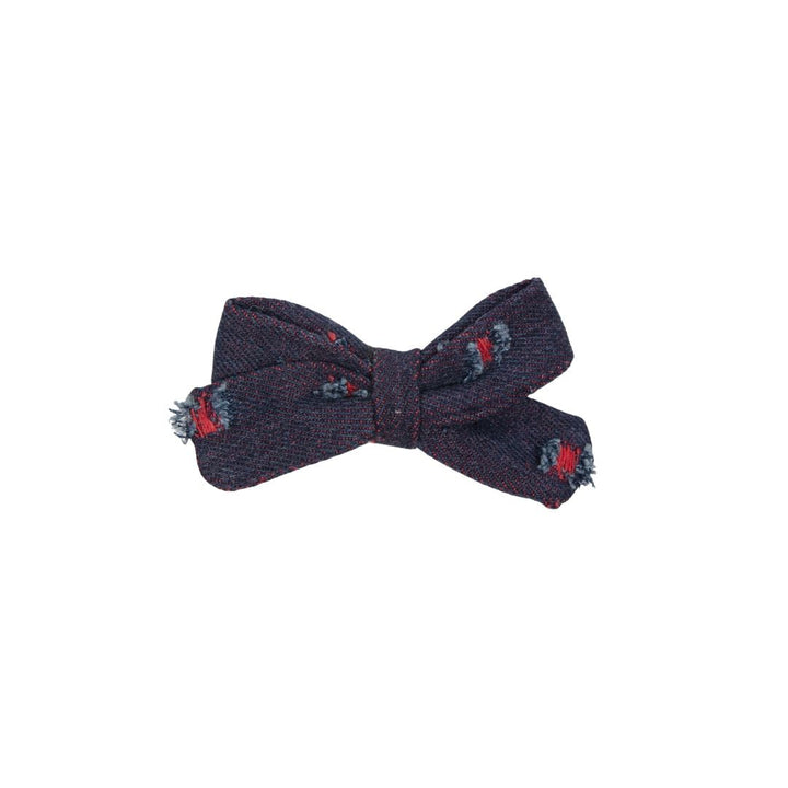 clip snap fray denim set