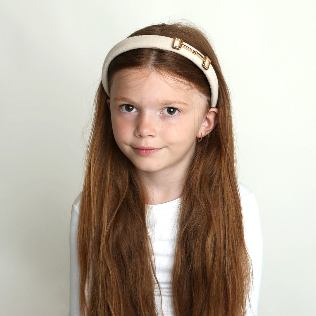 headband wool buckle