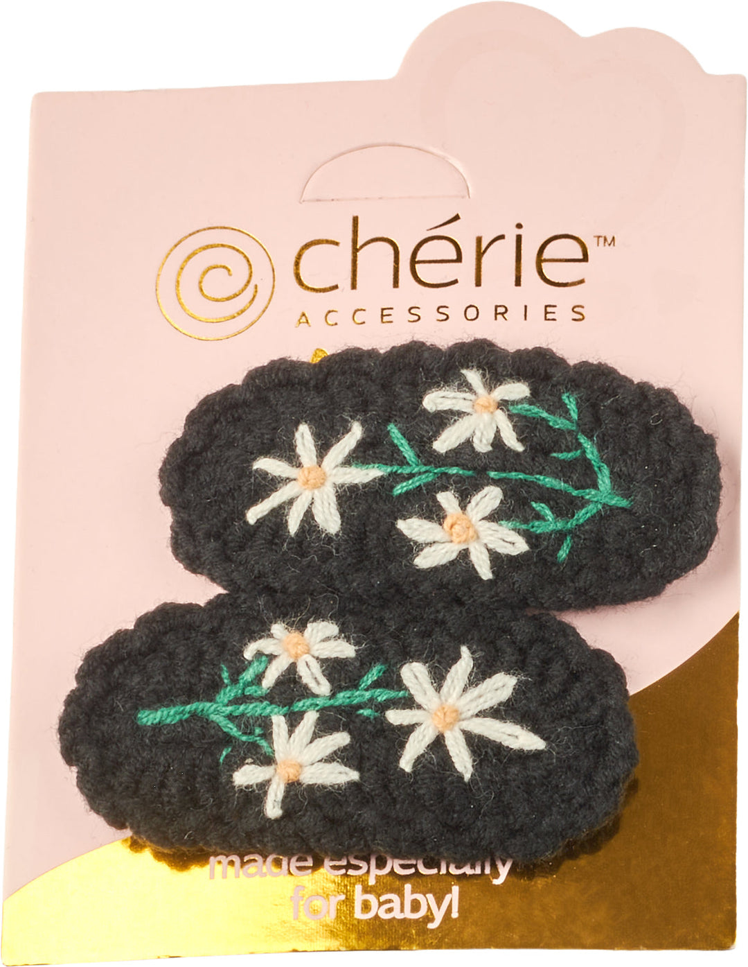 clip snap crochet oval set