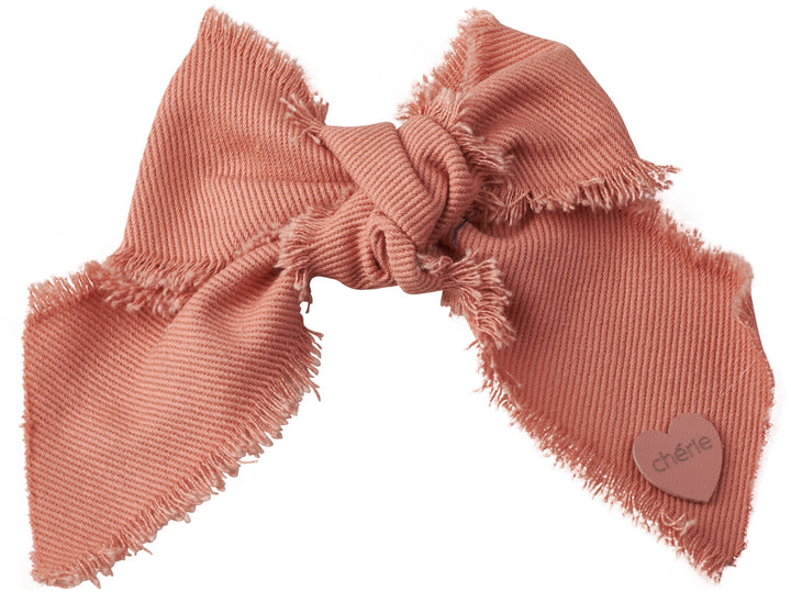 clip denim fringe heart
