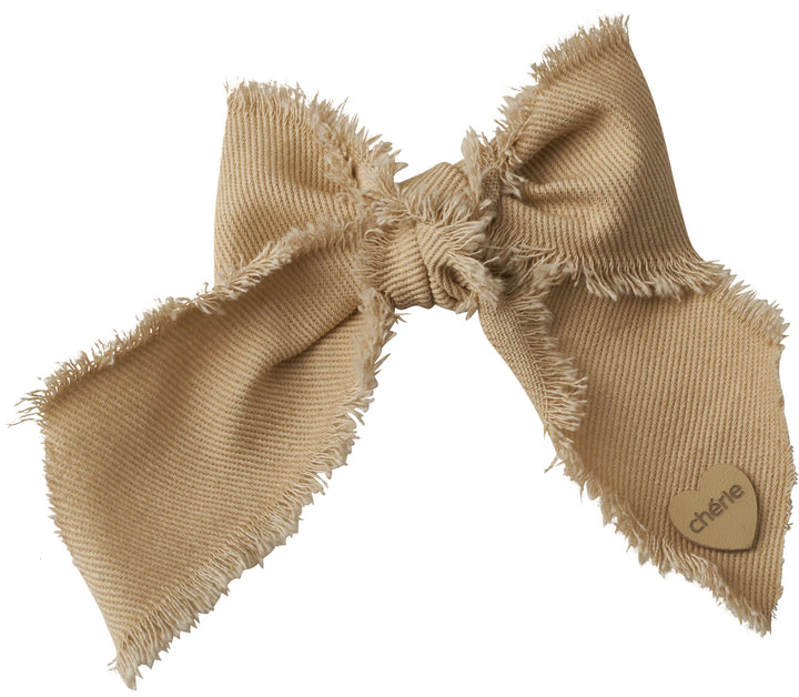 clip denim fringe heart