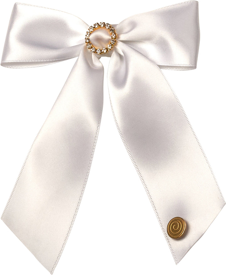 clip satin rhinestone buckle