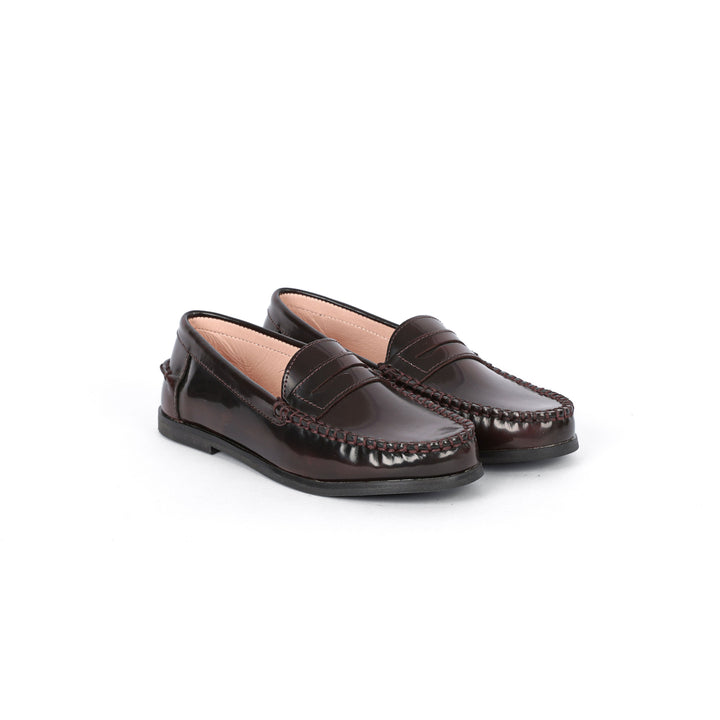 shoes clunky penny loafer