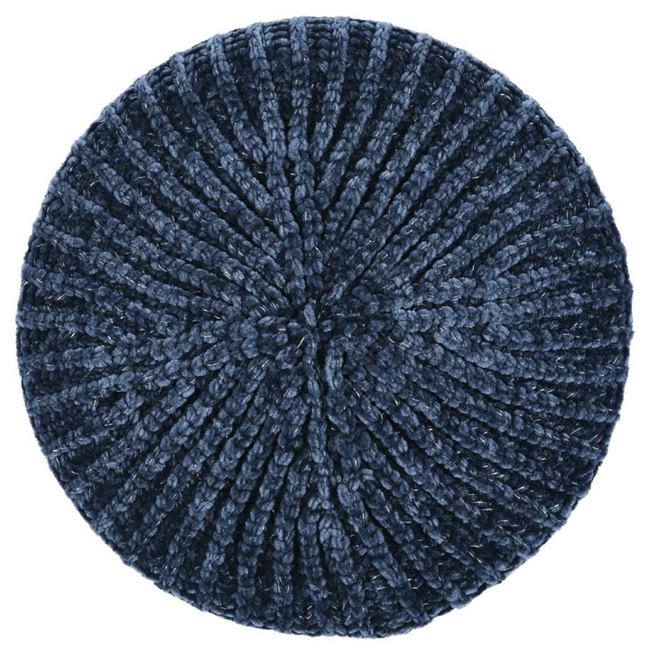 snood ribbed velvet lurex