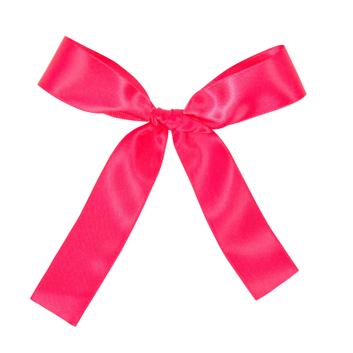 clip satin thin ribbon bow
