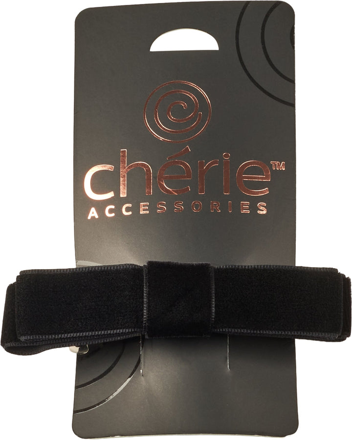 clip french velvet with satin center