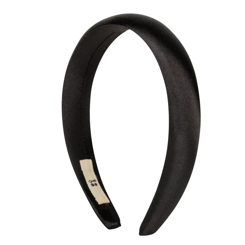 headband satin puff