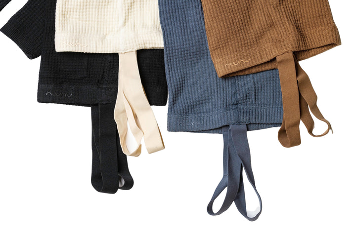 overall tights waffle long