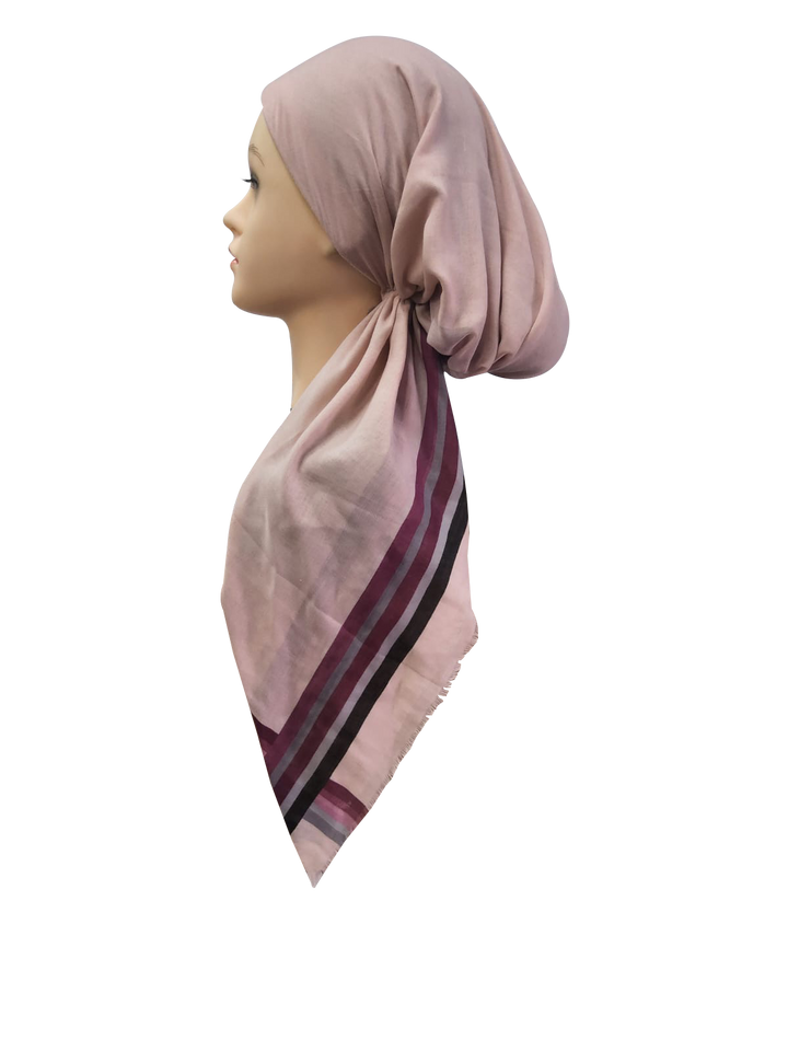 headscarf closed varsity stripe