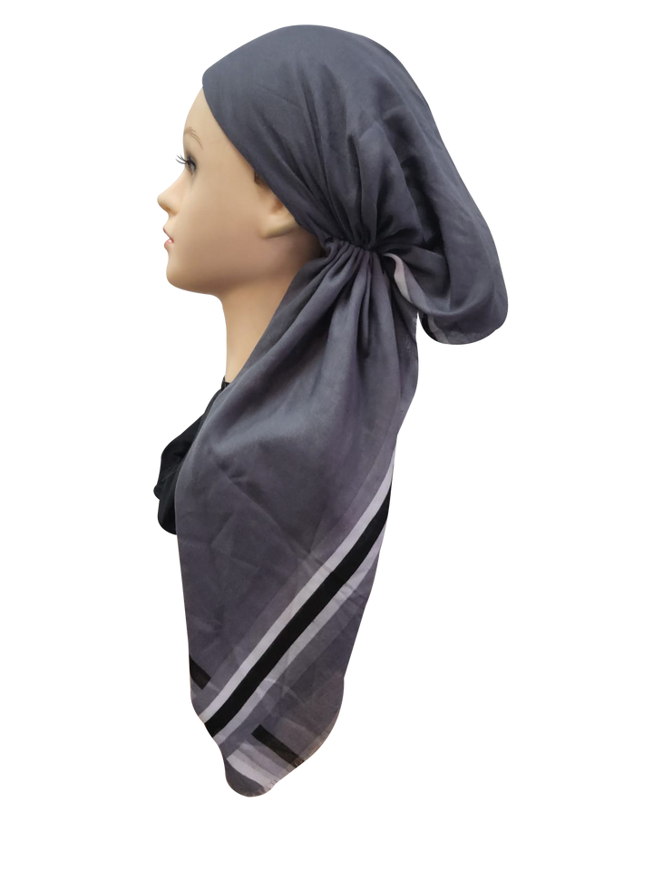 headscarf closed varsity stripe