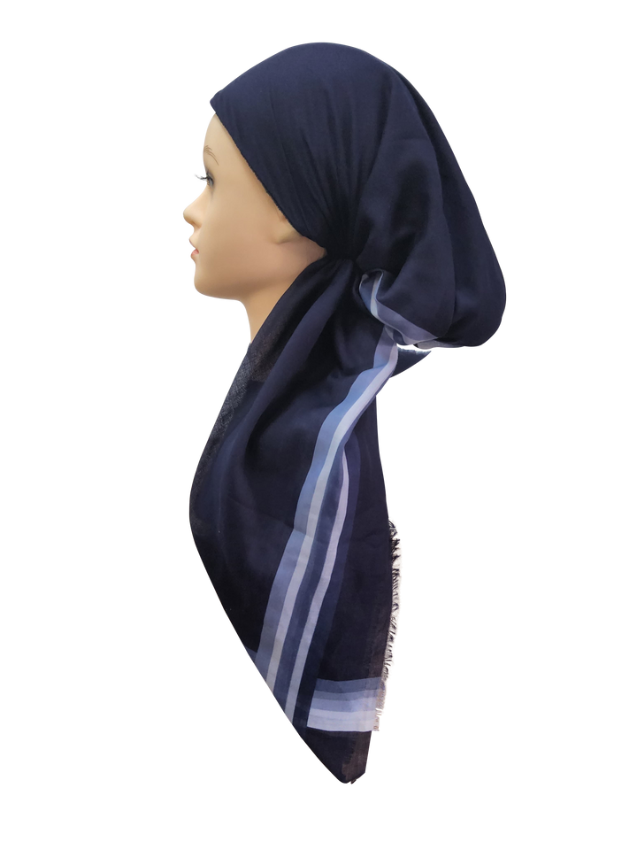 headscarf closed varsity stripe