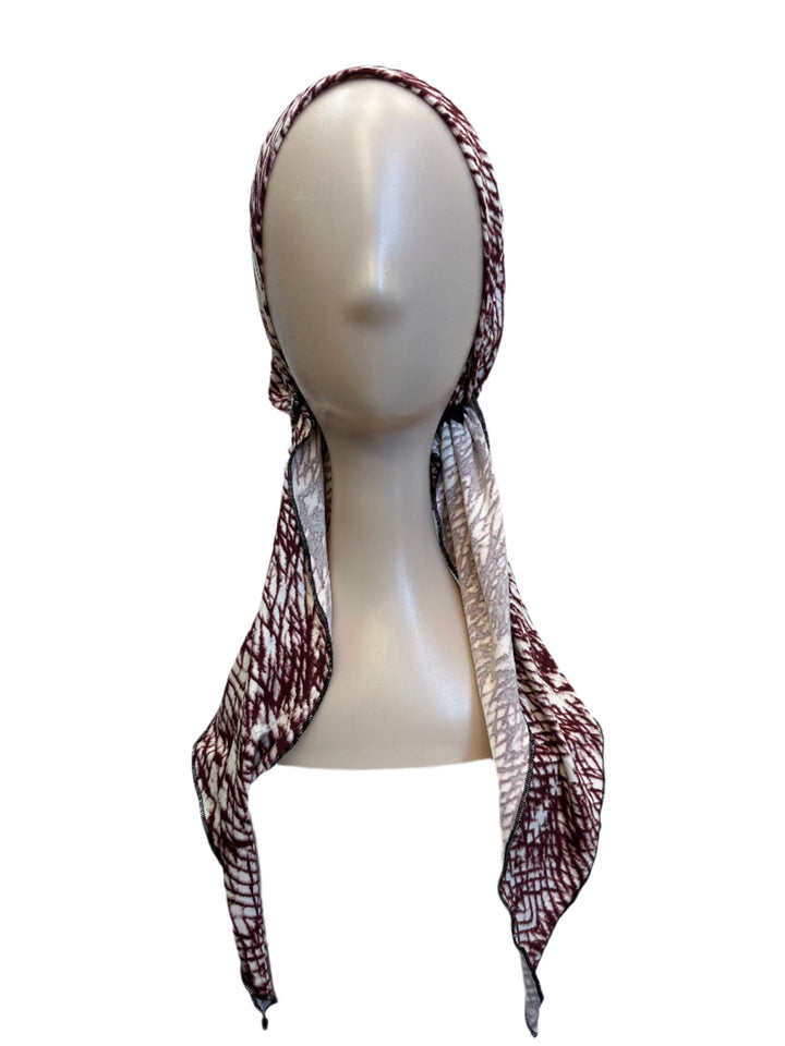 pretied unlined weave x print