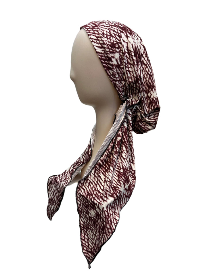 pretied unlined weave x print