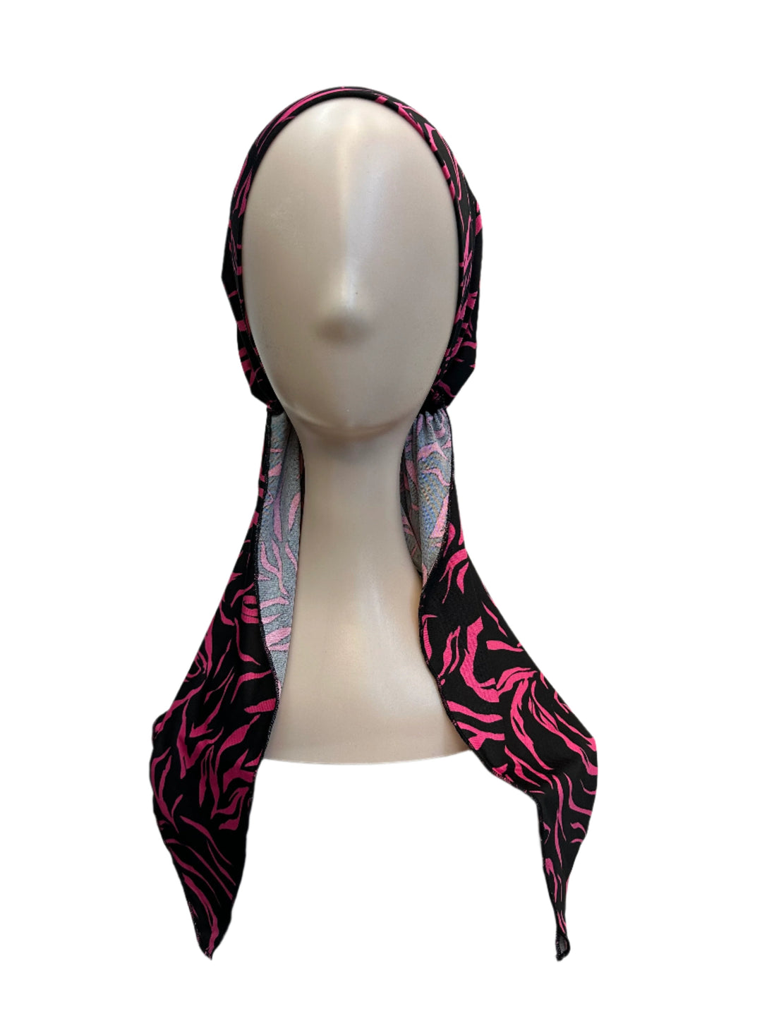 pretied unlined zeebra print