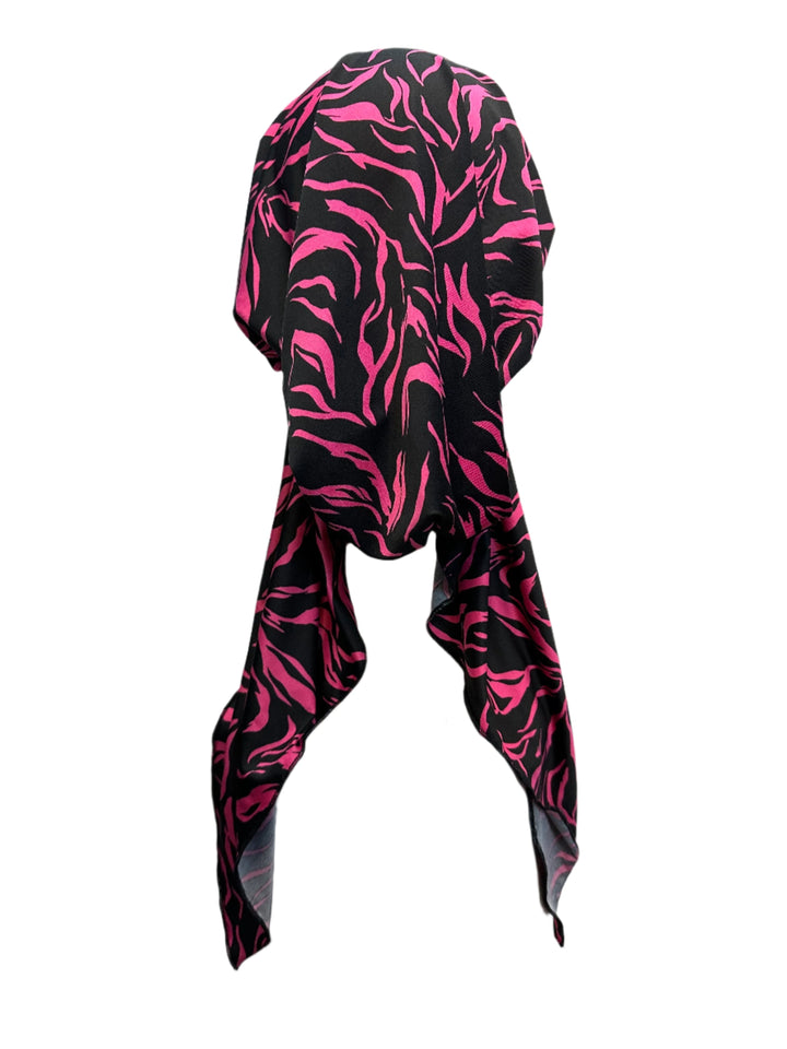 pretied unlined zeebra print
