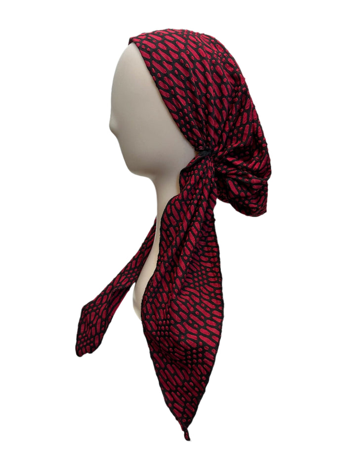 pretied lined wave dots