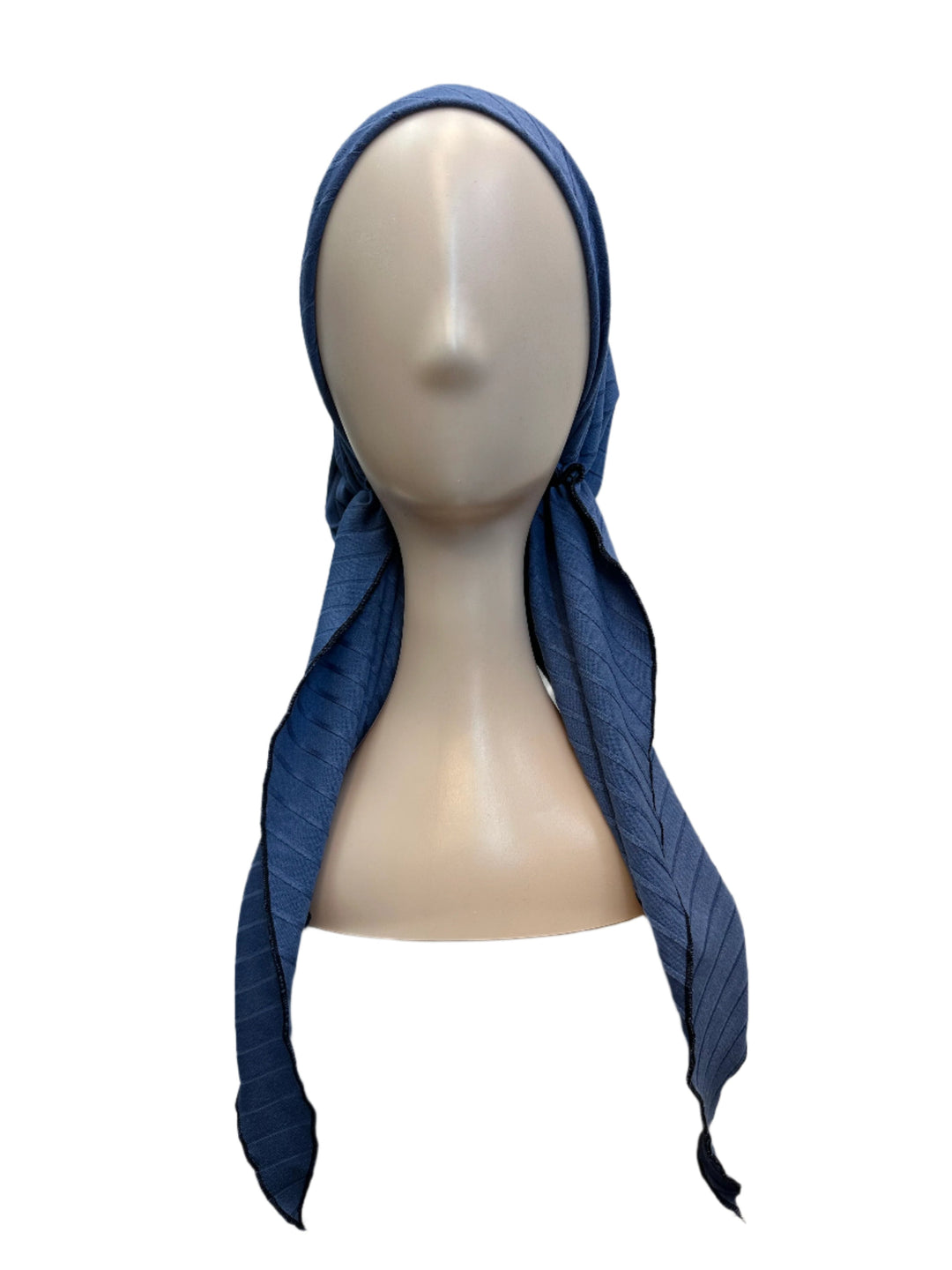 pretied unlined wide ribbed