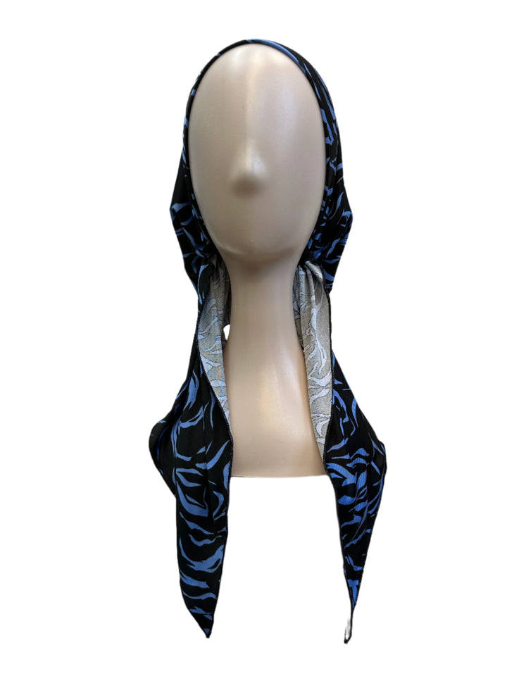 pretied unlined zeebra print