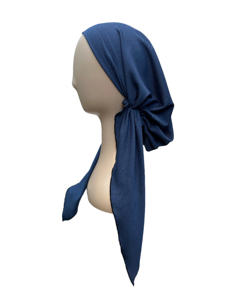 pretied unlined fine thin ribbed