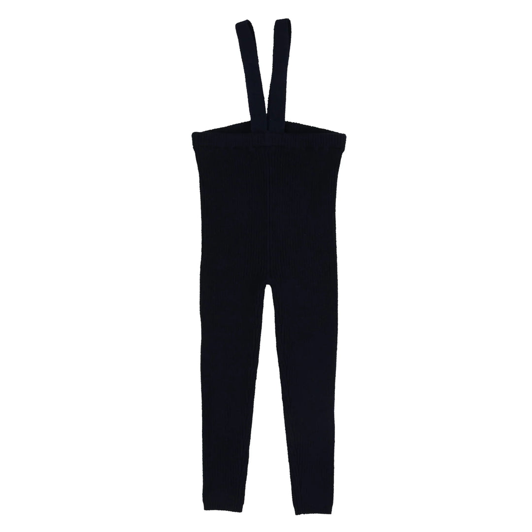overall knit long suspender