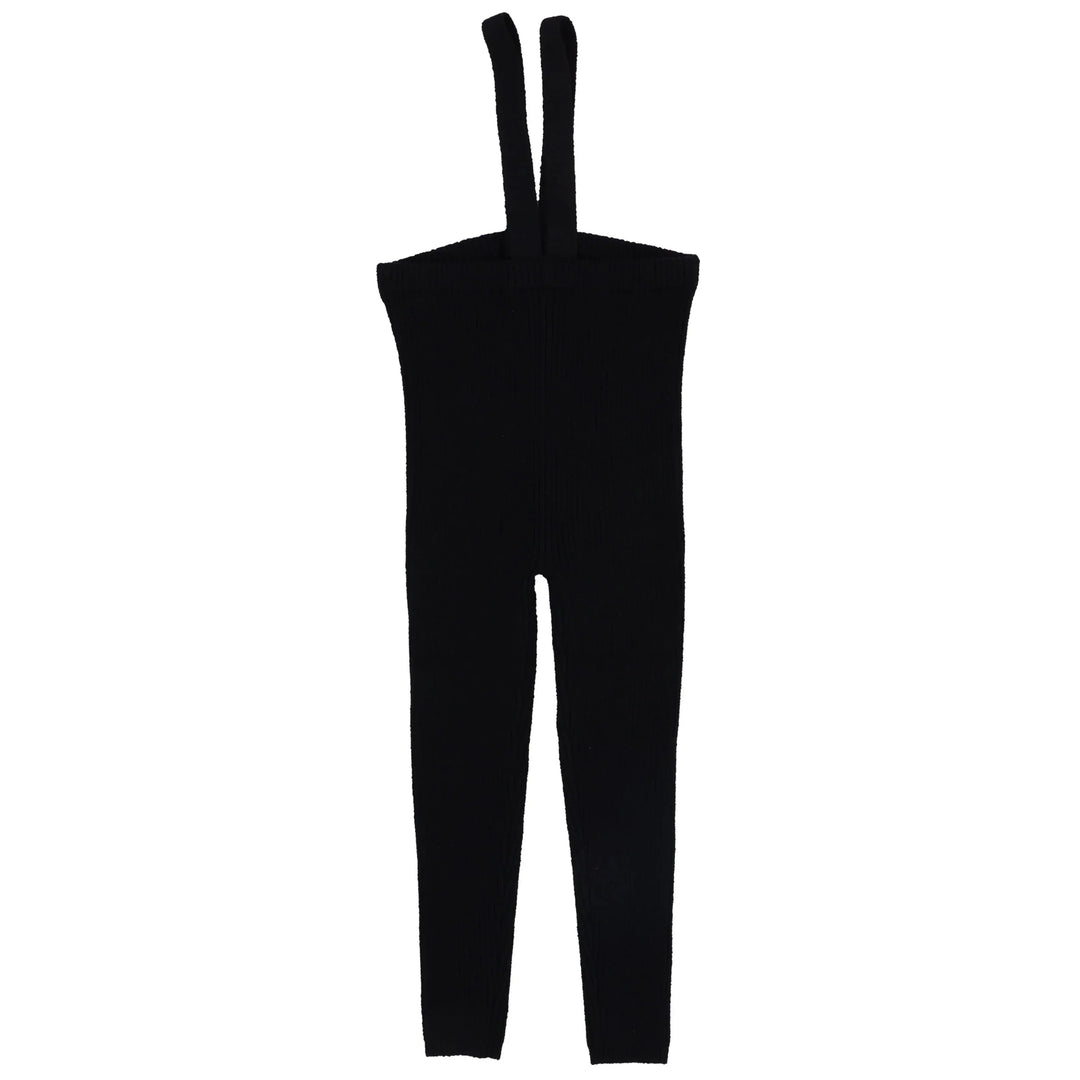 overall knit long suspender