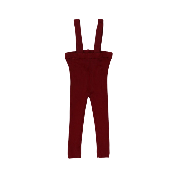 overall knit long suspender
