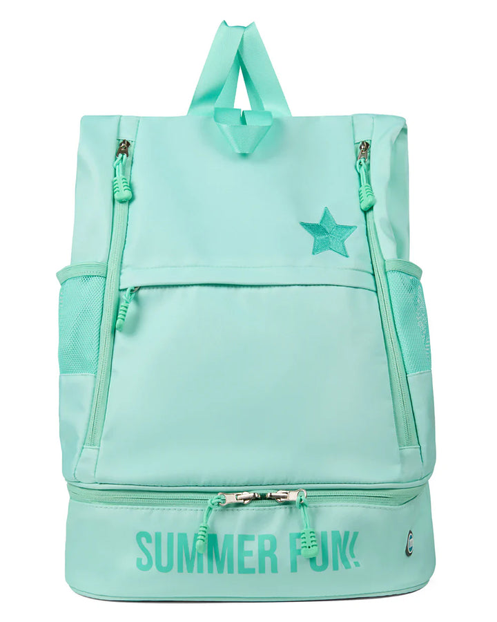 backpack summer fun double zipper