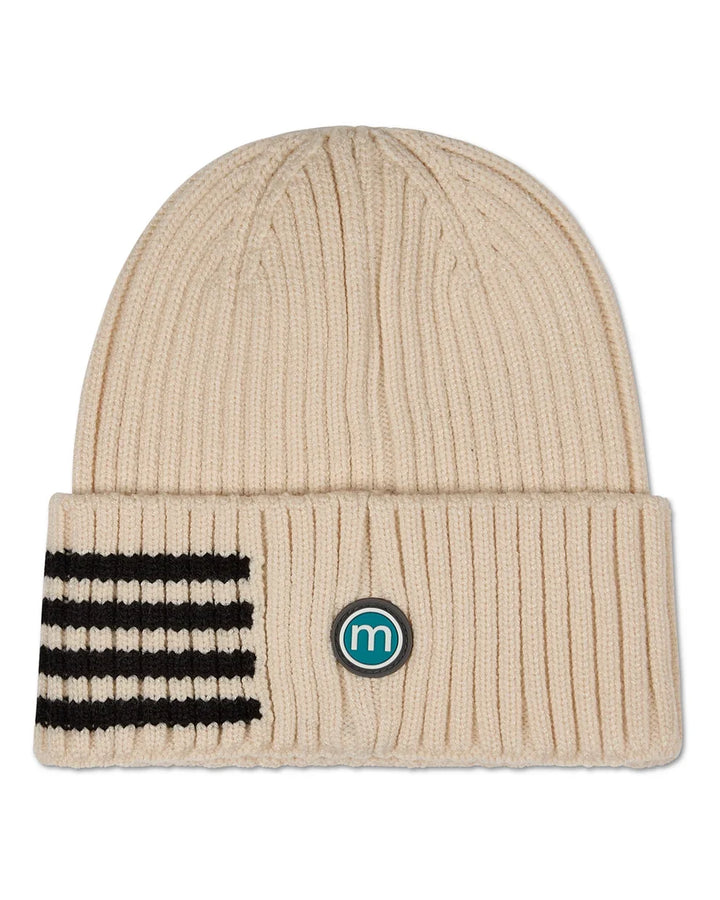 beanie side striped
