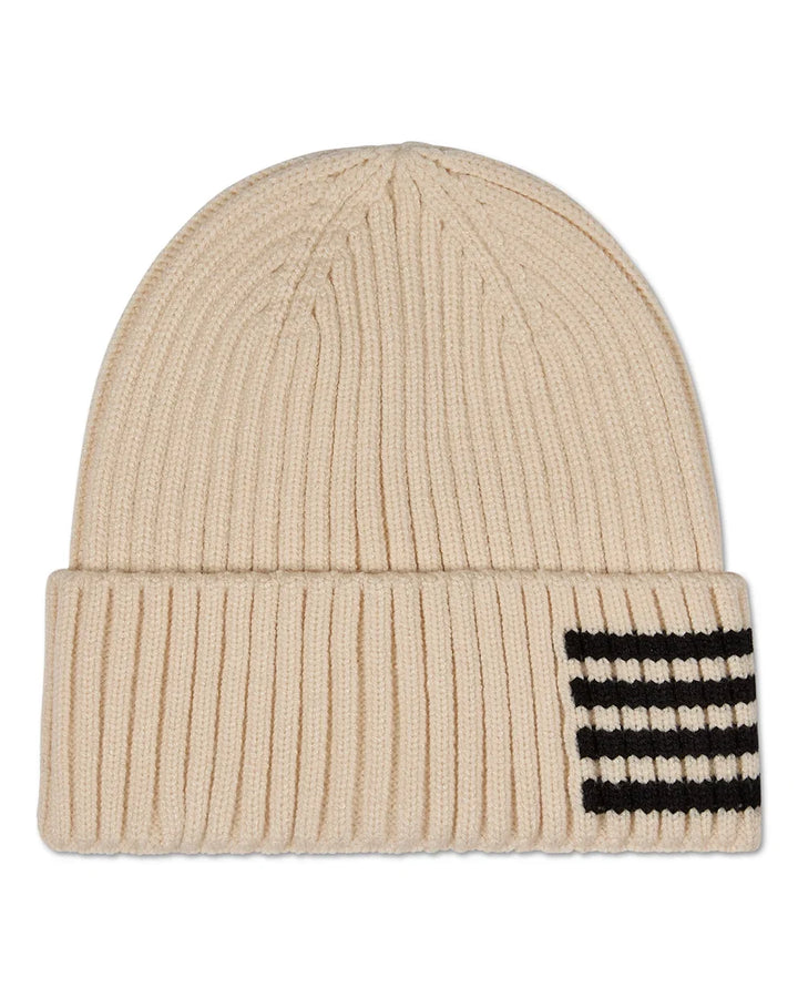 beanie side striped