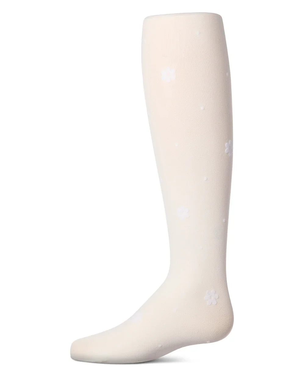 tights flocked dotted bloom