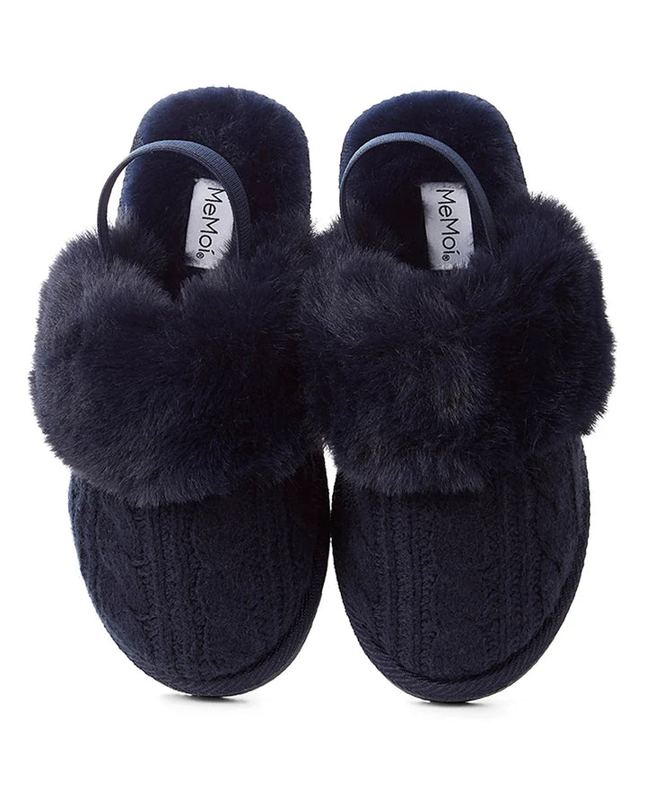 slippers cable plush