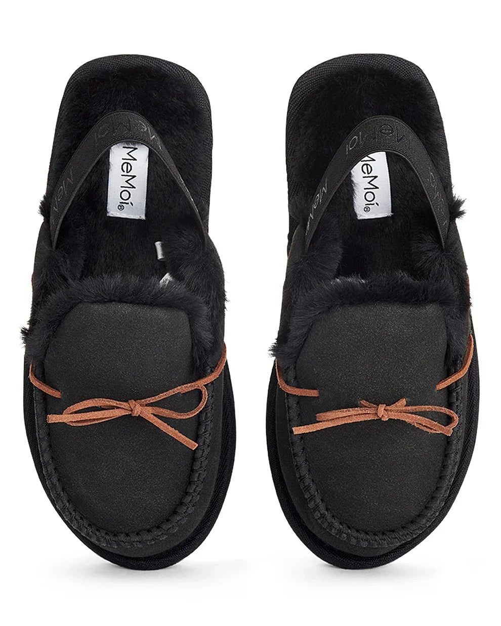 slippers suede bow