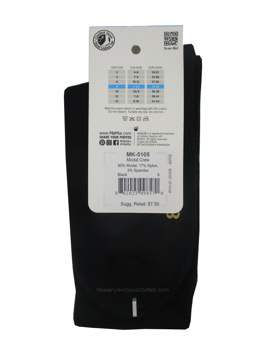 Memoi Modal Crew Sock, Model MK-5105