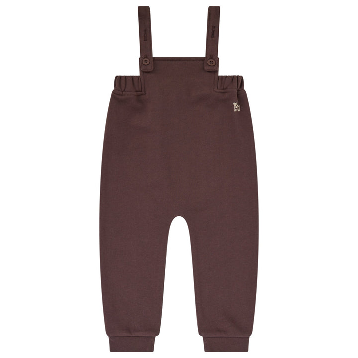 set outfit printed mockneck and overalls