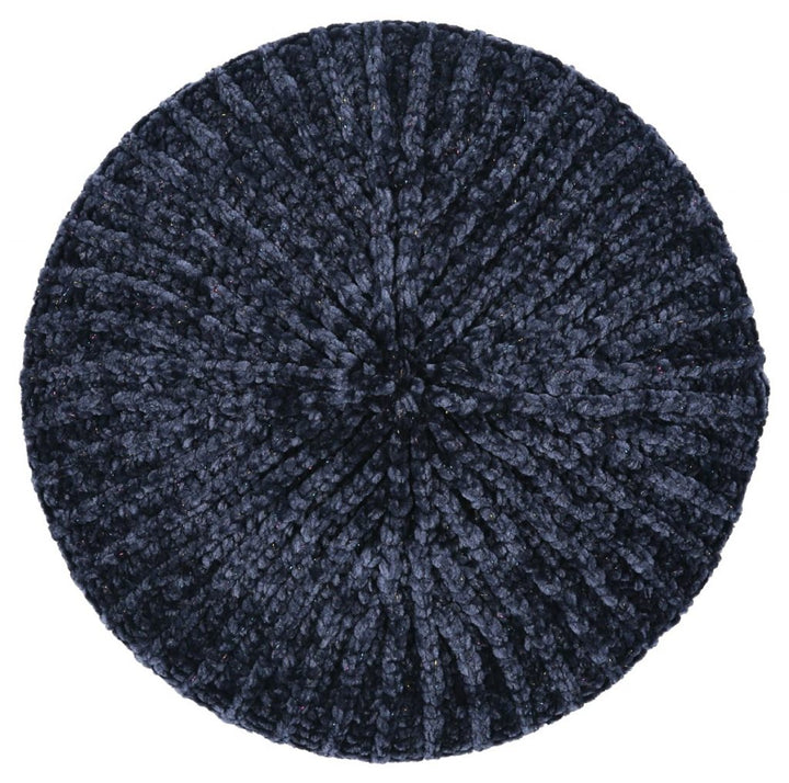 snood ribbed velvet lurex