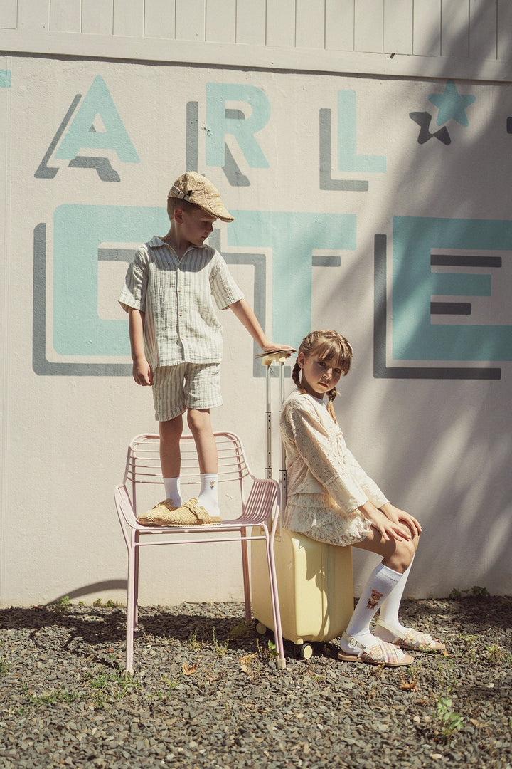 Zubii Bear Printed Boy Anklet, Model 1436