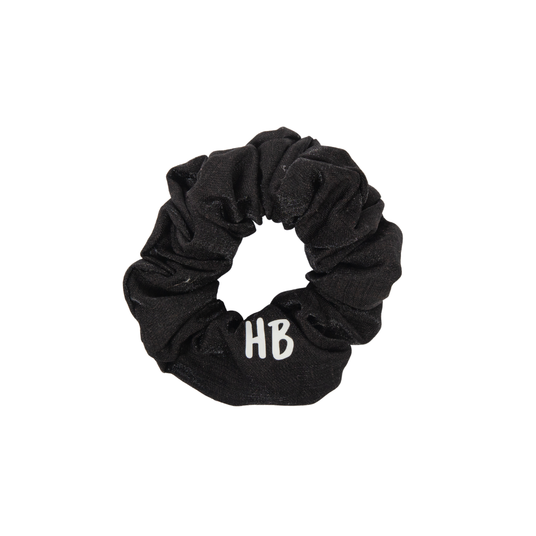 pony scrunchie satin sparkle